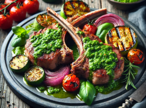 Mint Pesto Lamb Chops 